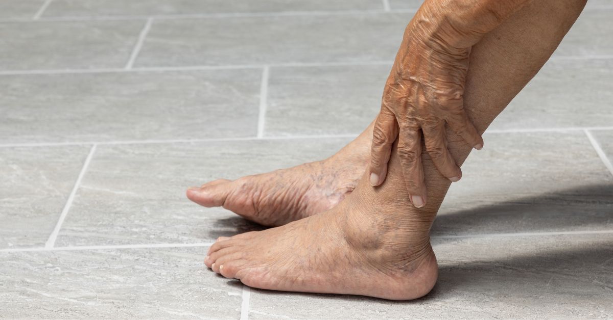 Socken für geschwollene Füße