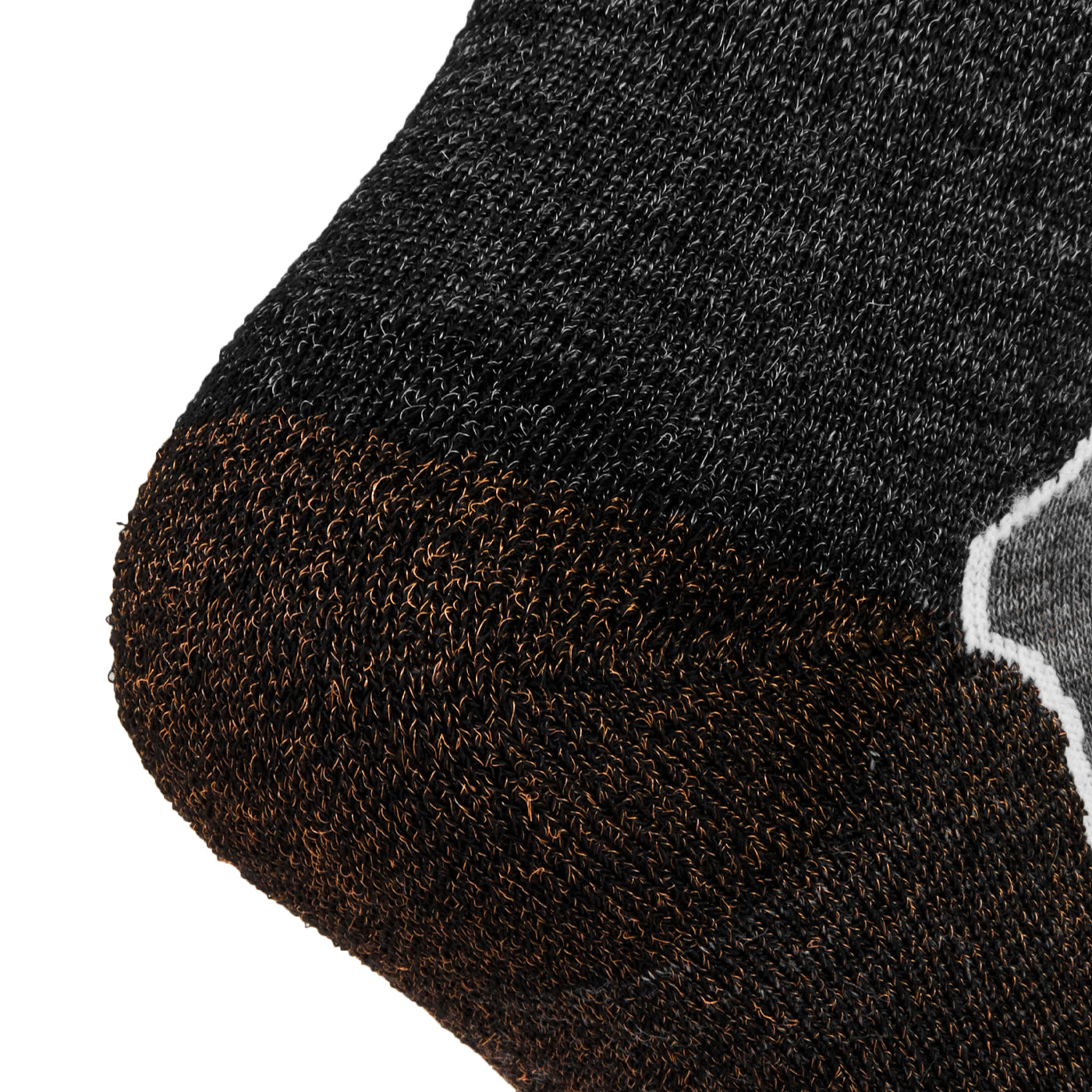 Kupfer Skisocke mit leichter Polsterung