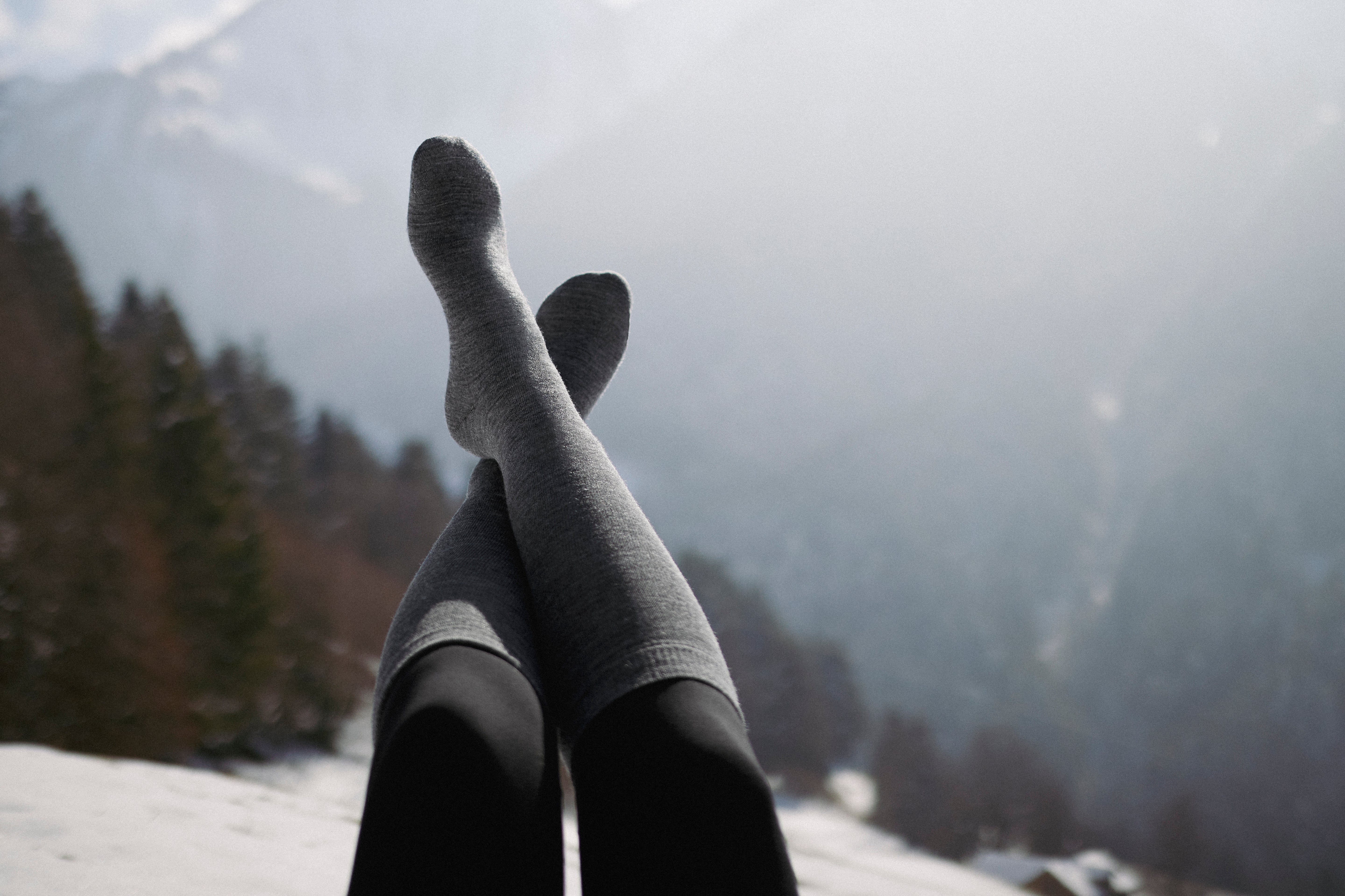 Merino Business Kniestrumpf