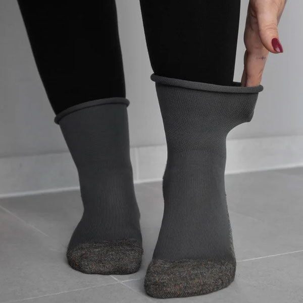 Venensocken Kupfer mit Rollrand