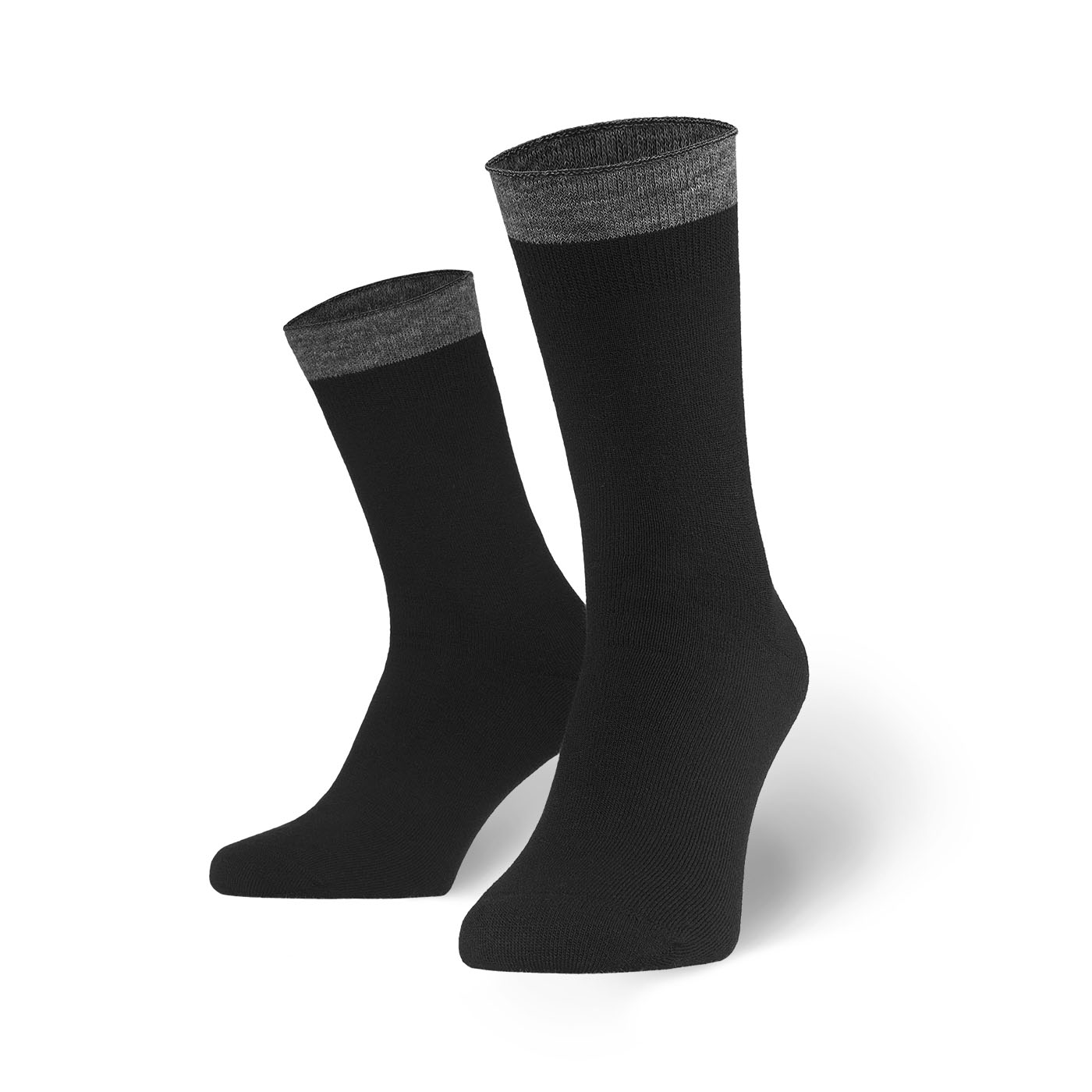 kuschelsocke schwarz 12201 front