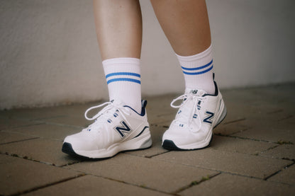 Tennissocke mit Merinowolle