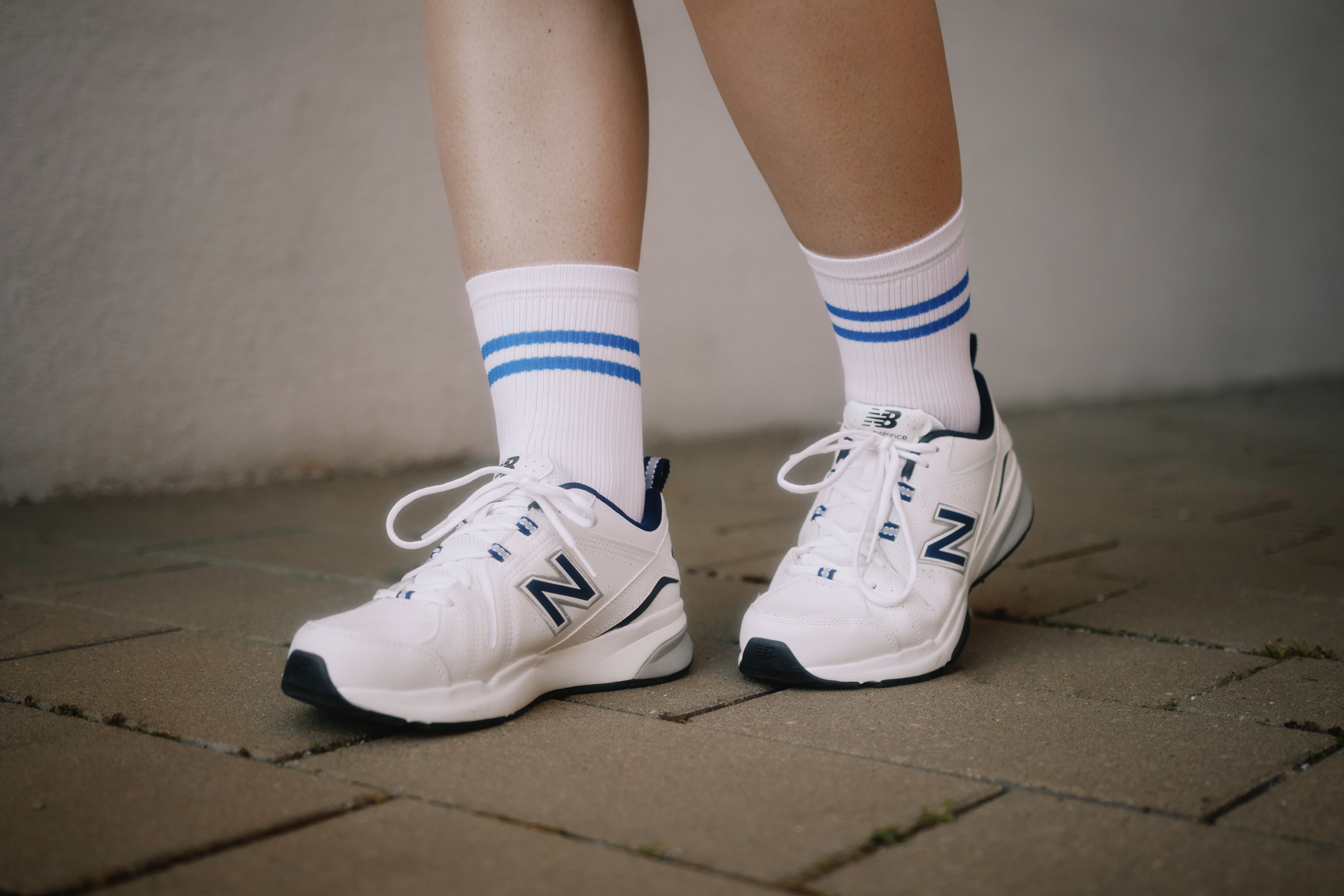 Tennissocke mit Merinowolle