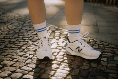 Tennissocke mit Merinowolle